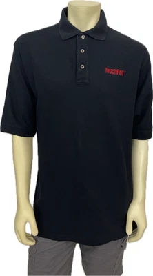 Camisa polo Cross Creek TouchPoll negra para hombre manga corta talla L Foto 1 de 4