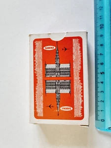 CARTE DA GIOCO SABENA AIRLINES POKER BRIDGE ORIGINAL VINTAGE PLAYING CARD NEW - Foto 1 di 4