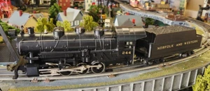 Rail King By MTH RK-1111LP Norfolk & Western 0-8-0 Switcher w/ PROTOSOUND - Picture 1 of 18