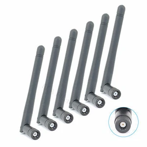 6 x 2dBi 2.4GHz 5GHz Dual Band WiFi RP-SMA Antennas for Amped Linksys Cisco ASUS - Picture 1 of 2