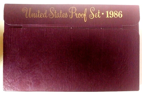1986-S US Proof Mint Set 5 Coins CLAD 18soc2801 Cover