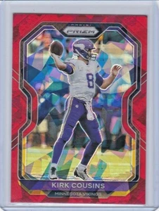 🏈2020 PANINI PRIZM FOOTBALL #215 KIRK COUSINS "RED ICE PRIZM" MINNESOTA VIKINGS - Picture 1 of 2