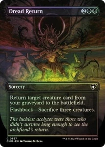 Dread Return (Borderless Alternate Art) Commander Masters ​​Near Mint Foil 0637 - Picture 1 of 1