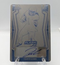 2023 Leaf Flash Jahmyr Gibbs Print Plate Rookie Auto 1/1 Lions Alabama 