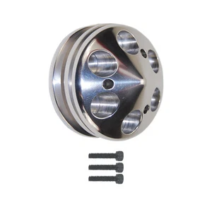GM & Ford Billet Machined Aluminum Alternator Pulley 2.80 " Dia - Picture 1 of 1