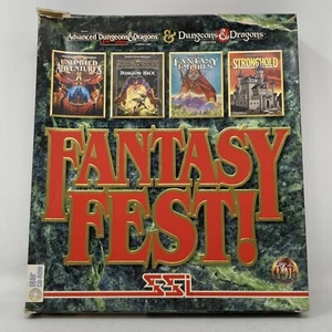 SSI Fantasy Fest! Dungeons & Dragons PC Big Box Complete in Box CIB (H15) - Picture 1 of 22