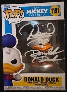Daniel Ross Signed Mickey and Friends Donald Duck #1191 Funko Pop! (JSA) - Picture 1 of 4