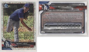 2018 Bowman Draft Chrome Sparkles Refractor Mitchell White #BDC-97