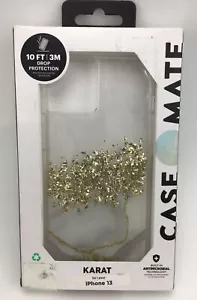CUSTODIA RIGIDA CASEMATE ORO/CEAR iPHONE 13 CM46776-08 SPEDIZIONE GRATUITA - Foto 1 di 3