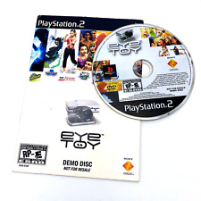 EXC Rare Sony PS2 "Eye Toy" Not For Resale Demo Disc & Sleeve NFR