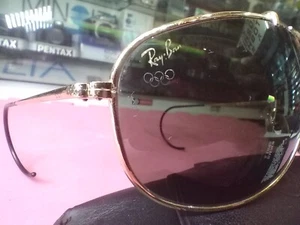 Gafas de sol Ray Ban Olympic Gold Bausch & Lomb B&L originales nuevas en caja Juegos Olímpicos de 1992 - Imagen 1 de 16