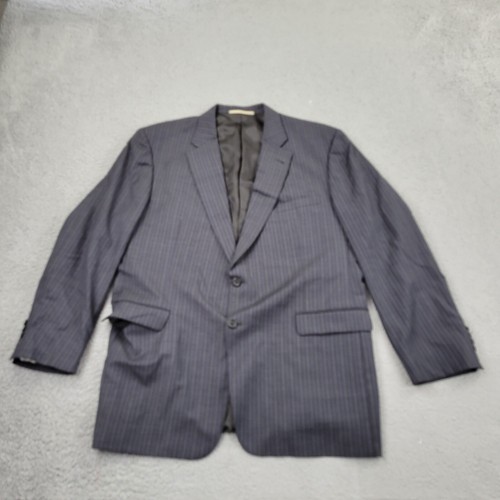 Blazer Burberry London uomo 48L lana righe Kensington tuta giacca cappotto sportivo