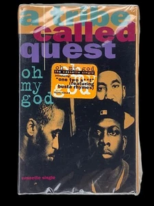 SEALED, A Tribe Called Quest ‎– Oh My God, Sticker, audio cassette, US, 1994 - Picture 1 of 6