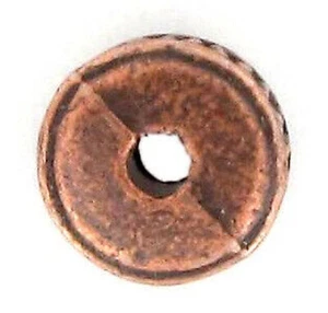 Perla Rondella Metallo Ø 8 Mm Rame (Set Di 10) - Foto 1 di 2