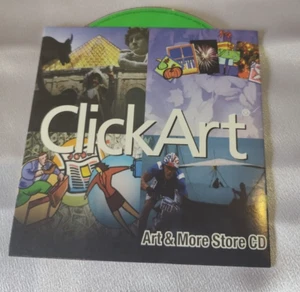 Vintage 1999 Broderbund ClickArt Art & More Store CD P/N: 178342-HDR - Picture 1 of 3