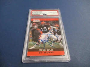 Bernie Kosar Browns Autographed Signed 1990 NFL Pro Set Card #72 PSA Slab - Picture 1 of 8