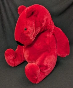 IKEA Red Polar Bear Plush 14" Retired Stuffed Animal 571.843.96 Sweden - Picture 1 of 20