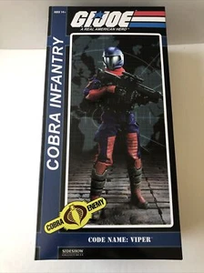Figura de colección GI Joe Cobra Enemy Cobra Viper Sideshow una sexta escala - Imagen 1 de 6