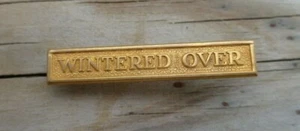 USCG WINTERED OVER BAR, GOLD , FULL SIZE, SIMON HALL MARK - Picture 1 of 2