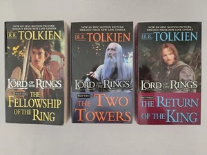 The Lord of the Rings Trilogy by J.R.R. Tolkien MMP Three Book Set (Del Rey) - Picture 1 of 23