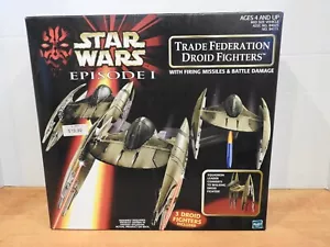 1998 HASBRO--STAR WARS EPISODE 1--TRADE FEDERATION DROID FIGHTERS (NEW) - Picture 1 of 2