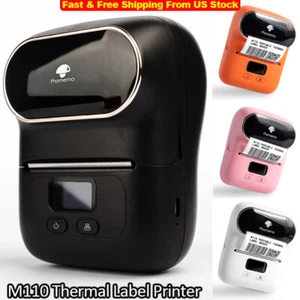 Phomemo M110 Portable Thermal Label Printer Wireless Bluetooth Label Maker Lot - Picture 1 of 35