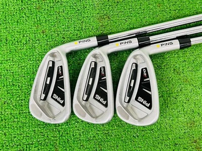 Ping i20 Iron set 6-9+PW+UW RHCFS Stiff Flex Steel Shaft Yellow Dot G11042 - Image 1 of 4