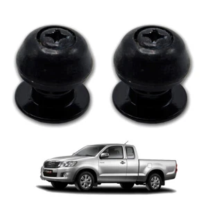 Tuercas de vidrio negras para cabina espacial cabina espacial para Toyota Hilux Vigo Sr5 04 10 12 14 botones - Imagen 1 de 7