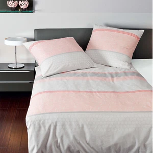Janine 65020 Feinbiber Bettwäsche DAVOS rosa  200x200 + 2x 80x80 cm - Bild 1 von 2