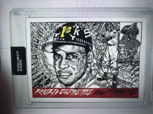 Topps PROJECT 2020 Card 68 - 1955 Roberto Clemente by JK5 - P/R: 8518 - Image 1 of 1