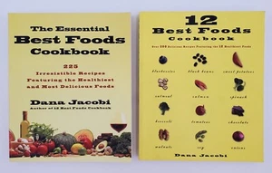 Dana Jacobi set of 2 Cookbooks Essential Best Foods & 12 Best Foods Cookbook - Picture 1 of 13