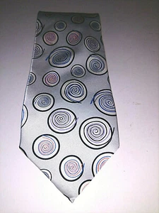 Mens Tie Silk New Necktie Expressions Jimmy Fund Multicolor 59.5 Long 3.5 Wide - Picture 1 of 6