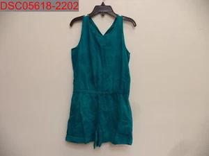 Old Navy Girls Teal Tie Dye Sleeveless Cross-back Romper, Sz M (8) 500066970212 - Picture 1 of 10