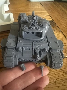 Tank Usable As Rogal Dorn. Well Detailed, Partially Assembled, Unpainted (PLA) - Picture 1 of 2