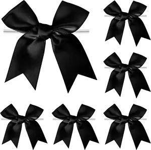 Twist Tie Bows, Satin Ribbon Bows - 3 Inches, 50-Pack for Treat Bags Gift Wrappi - Picture 1 of 7