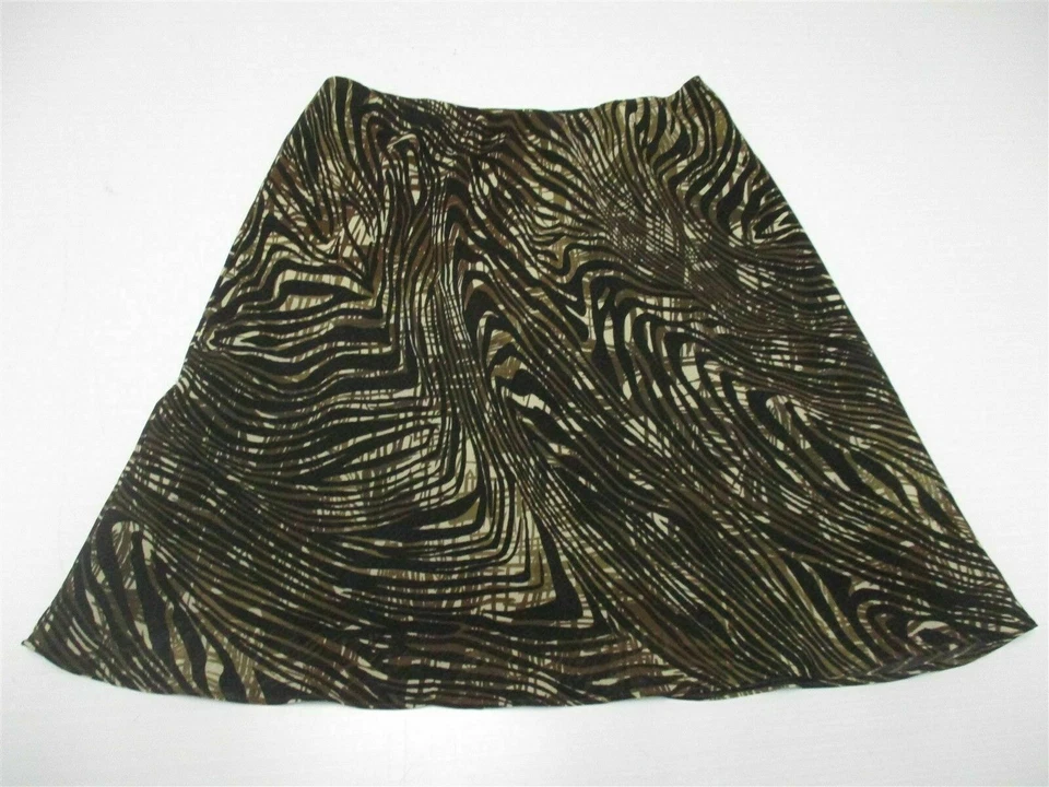  Nueva falda multicolor GEORGE SHA2573 para mujer talla 14 línea A hasta debajo de la rodilla Foto 1 de 4