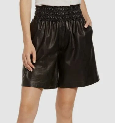 Pantalones cortos de cuero Callie Rag & Bone para mujer talla XS de $595 Foto 1 de 4