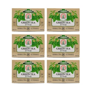 Tadin Green Tea. Natural Weight Loss Aid, With Caffeine. 24 Bags. Pack of 6 - Picture 1 of 5