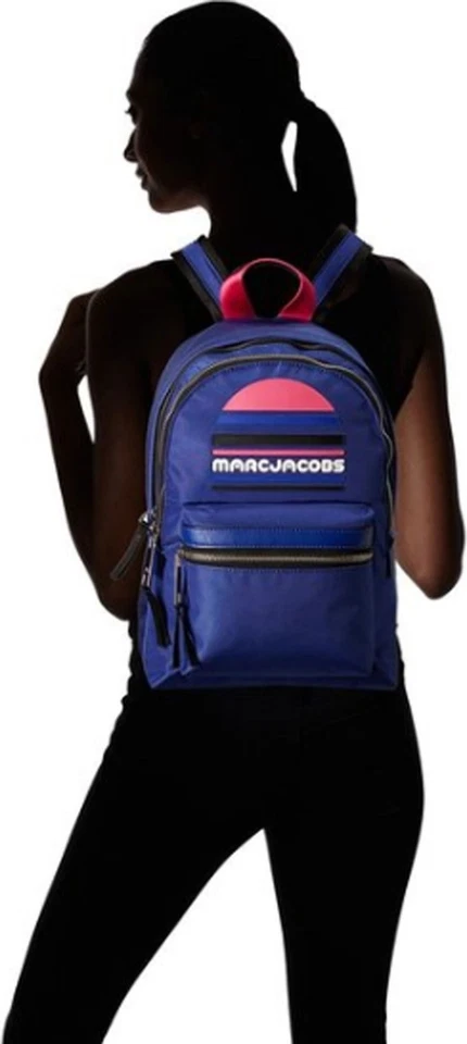 Marc Jacobs Trek Sports Funk Royal Blue Nylon Backpack
