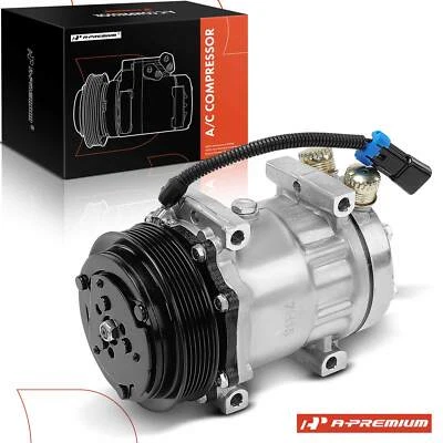 Compresor de aire acondicionado para Freightliner B2 2007 2008 2009 2010 2011 2012-2018 L6 6,7 L Foto 1 de 4