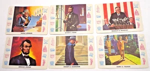 6 Stck. 1958 CARDO PRESIDENTS HANDELSKARTEN - KOSTENLOSER VERSAND!!! - Bild 1 von 8