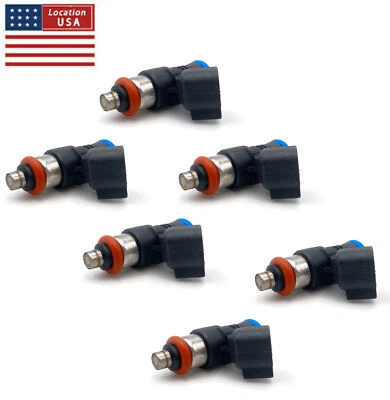 6X Fuel Injectors 0280158091 Fits Ford Edge Lincoln 07-13 Mazda CX-9 3.5 3.7 - Image 1 of 4