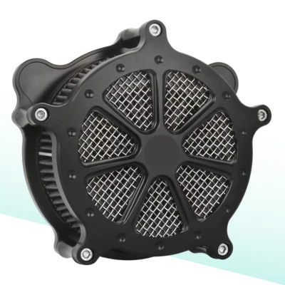 Black Air cleaner intake Fit Harley road glide 2008-2016 Softail slim 2016-2017 Foto 1 de 4