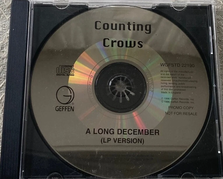 COUNTING CROWS  A Long December  UK Import promo CD single - Image 1 of 1