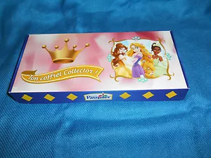 DISNEY PRINZESSINNEN Set 7 französische Porzellan FEVES im DISPLAY Belle Jasmin Figuren - Bild 1 von 10