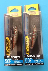 Duel Hardcore Minnows 50F GSE Native Fish X2 Lures - Floating Fishing Lures 50mm - Picture 1 of 3