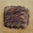Brown Wolf Fur Baby Photo Prop Newborn Nest Photography Blanket FREE SHIPPING!!!