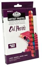 12 Large Size Oil Pastels Colour Pigment Artist Drawing & Sketching Set OILPA612
