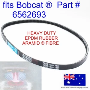 fits Bobcat Alternator Belt Water Pump Fan Belt 6562693 643 EPDM ARAMID FIBRE - Bild 1 von 7