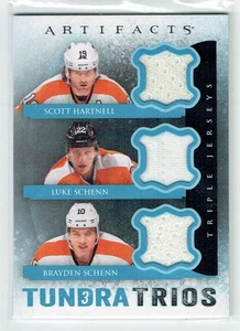 13-14 UD Artifacts Tundra Trios  Scott Hartnell--Luke Schenn--Brayden Schenn - Picture 1 of 1